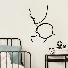 Accesoriu Decorativ de Perete, Family, Metal