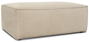 Taburet / puf tapițat bej Sting - Scandic