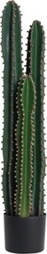 Outsunny Cactus artificial, realist, plantă artificială mare, dim. Ø 17 x 98H cm, verde | Aosom Romania