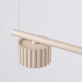 Sollux SL.2697 - Lustră suspendată pe cablu AURA 4xGX53/10W/230V crem