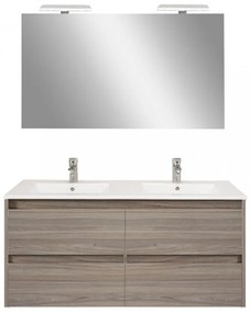 Mobilier complet de baie Porto Prime 120 în culoarea ulmului rauna