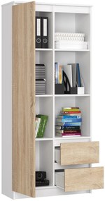 Raft Rehana (Alb + Stejar sonoma). 1069792