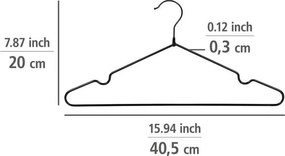 Umerașe 20 buc. din metal Sascha – Wenko