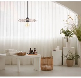 Lustră pe cablu FALCO 1xE27/60W/230V d. 30 cm bej