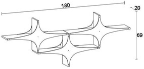 Raft Nupoma 2 (negru + alb) . 1096098