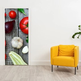 Fototapet pentru ușă - Legume (95x205cm)