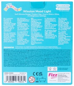 Lampă de veghe pentru copii albastră Fizz Winston – SQUISHMALLOWS