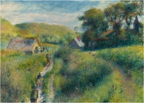 Tablou pe sticlă - Auguste Renoir, The Mussel Harvest, reproducere (70x50 cm)