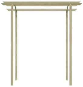 Pergola de gradina, 180 x 197 x 210 cm, lemn de pin tratat