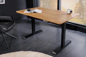 Birou cu inaltime reglabila electrica Oak Desk 120cm