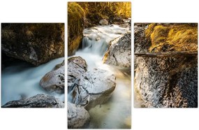 Tablou - Râul din pădure (90x60 cm)