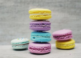 Tablou pe sticlă cu macarooni (70x50 cm)