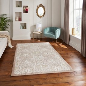 Covor crem 120x170 cm Damask Bronze – Think Rugs