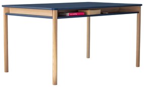 Masă dining din lemn de frasin albastru închis Ragaba Zeen