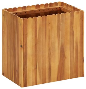 vidaXL Strat inălțat de grădină, 50 x 30 x 50 cm, lemn masiv de acacia