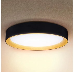 Plafonieră LED dimabilă Brilagi LARIOS LED/60W/230V 3000-6500K ø 49 cm negru + telecomandă