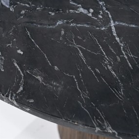 Masa rotunda Maxim 130x76 cm neagra