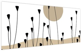 Tablou - Pajiște grafică N⁰2 (120x50 cm)
