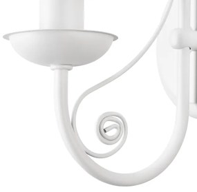 Lampă de perete DONATO 1xE14/40W/230V alb