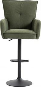 HR250W Scaun Zsályazöld Prémium Kordbársony Bază Neagră