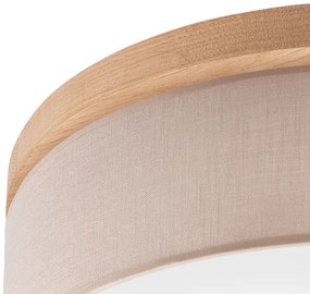 Plafonieră Brilagi BELLADONNA 3xE27/15W/230V d. 50 cm bej/stejar