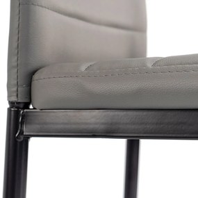 Scaun de masă Tino NOVA în gri-negru