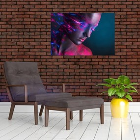 Tablou strălucitor a femeii (90x60 cm)