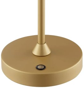 Brilliant - Lampă de birou tactilă, reîncărcabilă și dimabilă ELORA LED/2,5W/5V 2700K IP44 aurie