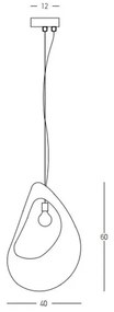 Pendul design modern decorativ FIBERGLASS D-40cm
