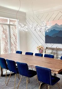 Lustra design floral realizata manual Hanami Small