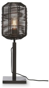 Veioza eco din bambus cu ratan Tanami bl/tube S, bl