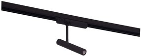 Spot LED directionabil pentru sina trifazata MAXLIGHT, PISTOL negru