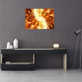 Tablou pe sticlă - Abstract (70x50 cm)