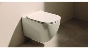 Vas wc suspendat Ideal Standard Tesi AquaBlade alb lucios cu capac inclus