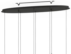 Lustră LED dimabilă pe cablu Eglo 390055 PARATEBUENO 8xLED/4,2W/230V negru