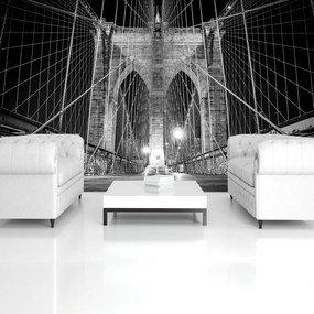 Fototapet - New York City Urban Brooklyn Bridge (254x184 cm)