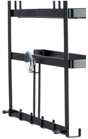 Wenko Raft multifuncțional de bucătărie cu cârlige Gala, 33 x 9 x 30 cm