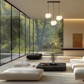 Lustră pe cablu STONES 3xE27/40W/230V