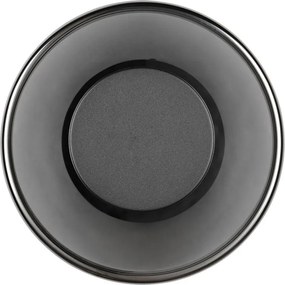 Aplică de perete negru-mat LED cu intensitate reglabilă ø 22 cm Celeste – Trio