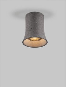 Spot aplicat design decorativ Ciment, AKU negru