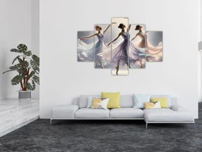 Tablou - Trei balerine (150x105 cm)
