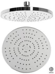 Cap de duș argintiu lucios din plastic ø 20 cm – Sapho