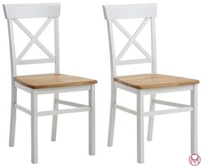 Set 6 scaune albe Tatra 42/50/93 cm, lemn masiv