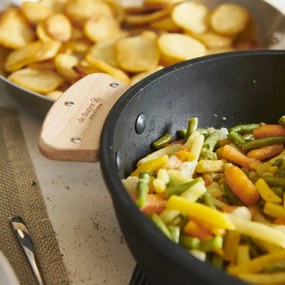 Pereche de mânere De Buyer 3660.02 LOQY detașabile , lemn