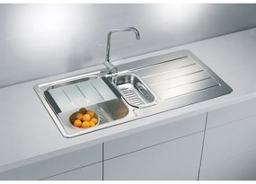 Chiuvetă de bucătărie ALVEUS 1082440 LINE 98x50 cm crom