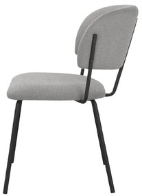 Scaune de dining gri 2 buc. Claudia – Støraa