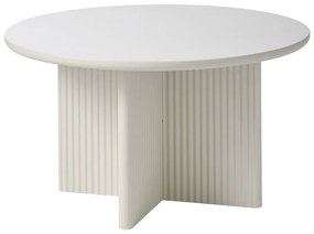 Măsuță de cafea gri deschis rotundă ø 80 cm Palma – Unique Furniture