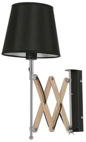 Aplica de perete MITO 1xE27 / 40W / 230V negru