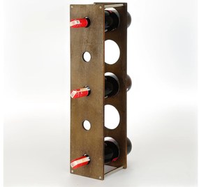 Suport decorativ pentru vin Vanute 7 (Nuc) . 1093690