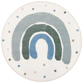 Covor pentru copii verde-fildeș ø133 cm Joyful Mint – FD